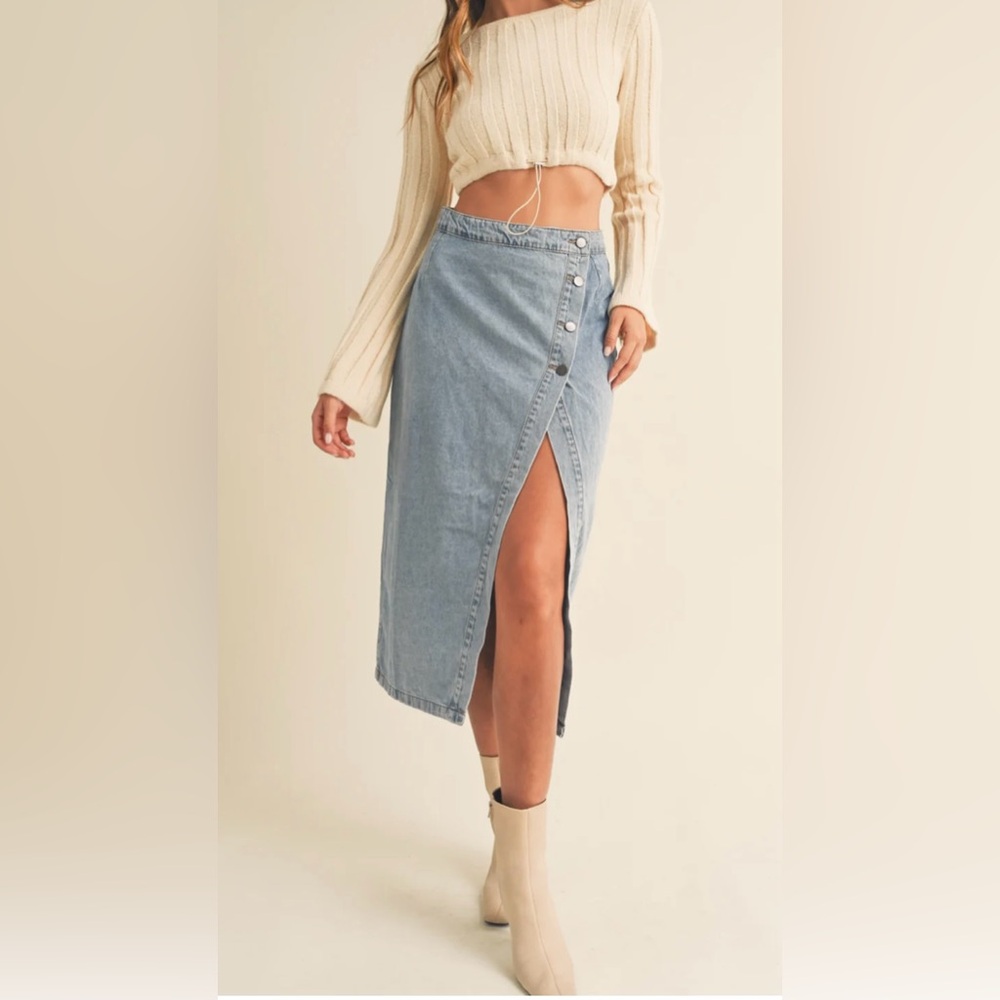 Mable Skirt Women Medium Blue
